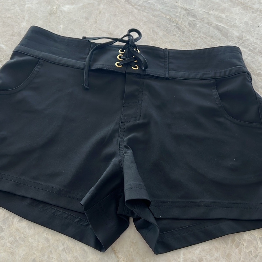 LA BLANCA Board Shorts Swim Beach Pool Vacation Women's Size Small Black